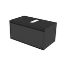 PURE LINE LIGHT Wall Hung Vanity Unit 80cm - Black Bathroom Furniture Noken by Porcelanosa 