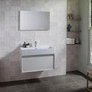 PURE LINE Wall Hung Basin 80cm Basins Noken by Porcelanosa 