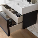 PURE LINE Wall Hung Vanity Unit 80cm - Black Bathroom Furniture Noken by Porcelanosa 