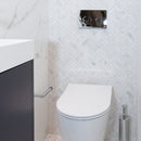 RONDO SMARTLINE Double Flush Plate - Chrome Plumbing Products Noken by Porcelanosa 