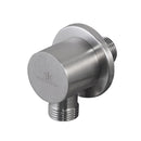 Round inox stainless steel shower outlet elbow noken by porcelanosa 