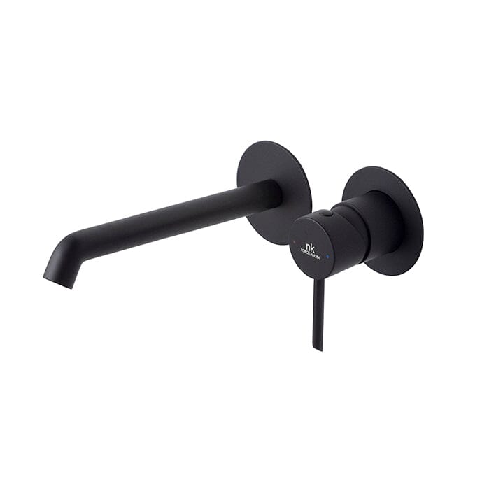 ROUND Single Lever Basin Mixer Trim Kit - Matt Black Taps Noken by Porcelanosa 