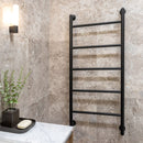 ROUND Towel Warmer 560x1200mm - Black Towel Warmers & Radiators Noken by Porcelanosa 