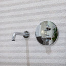ROUND Wall Mounted Bath Spout - Chrome Taps Noken by Porcelanosa 