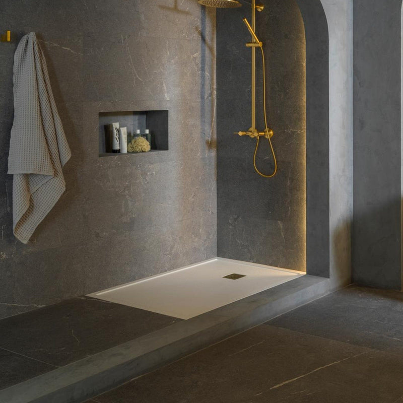 Shower Tray Grid - Brushed Brass Plumbing Products Noken by Porcelanosa 