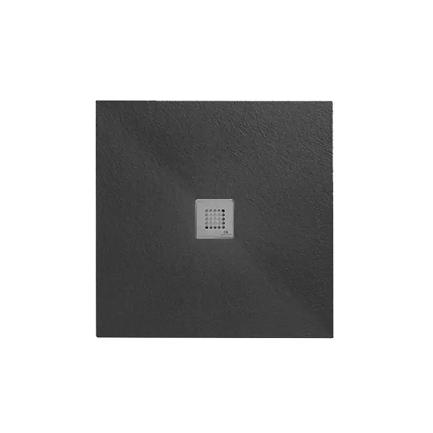 Buy MINERAL STONE Shower Tray 90x90cm Black Shower Trays Online Today