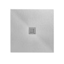 SLATE Mineral Stone Shower Tray 900x900mm - White Shower Trays Noken by Porcelanosa 