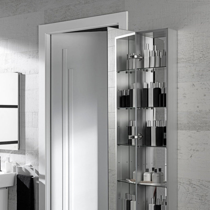 SMART Wall Mounted Cabinet with Mirrored Door 30cm Bathroom Furniture Noken by Porcelanosa 