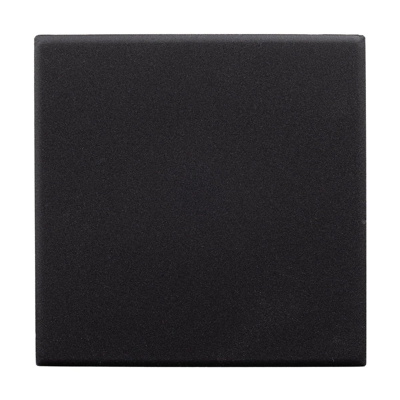 Smooth Black 10x10 Tile Topcer 