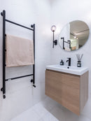 60x45 cm. wall hung basin with fixing kit 100041225 - N421040000 with overflow. white Standard Noken 