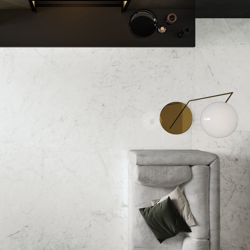 Statuarietto fade italgraniti marble effect tile 60x60