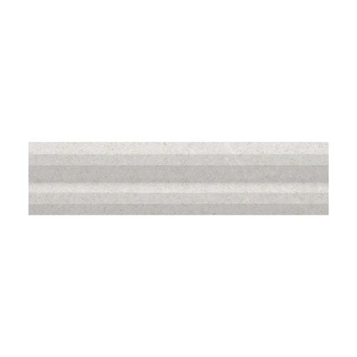 Stripes White Stone 7.5x30 Tile WOW Design 