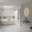 TEC ROUND Shower Column - Black Showers Noken by Porcelanosa 