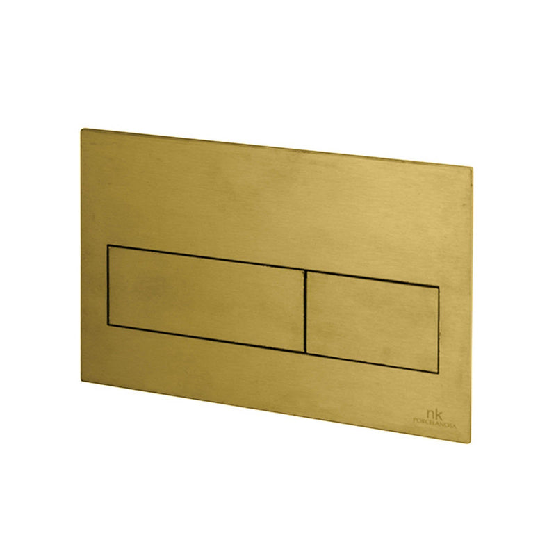 TONO - Double flush button brushed gold Standard Noken 