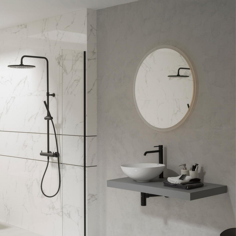 Tono Round Mirror 80cm Bathroom Mirrors Noken by Porcelanosa 