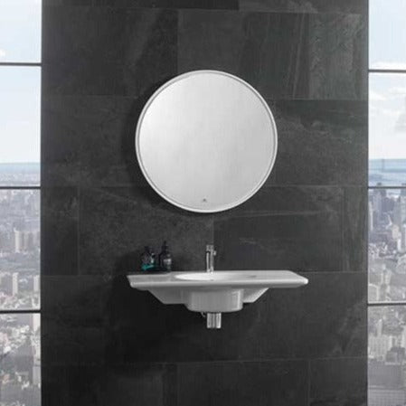 Tono Round Mirror 80cm Bathroom Mirrors Noken by Porcelanosa 