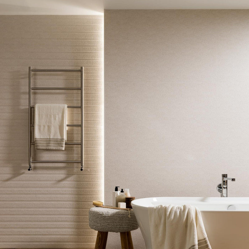 TONO Towel Warmer 600x1075mm - Brushed S/S Towel Warmers & Radiators Noken by Porcelanosa 