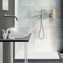 VOS Hose & Hand Shower - Brushed Brass Showers JTP 