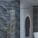 VOS Overhead Shower 200cm - Brushed Brass Shower Heads JTP 