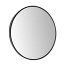 VOS Round Mirror 60cm - Matt Black Bathroom Mirrors JTP 