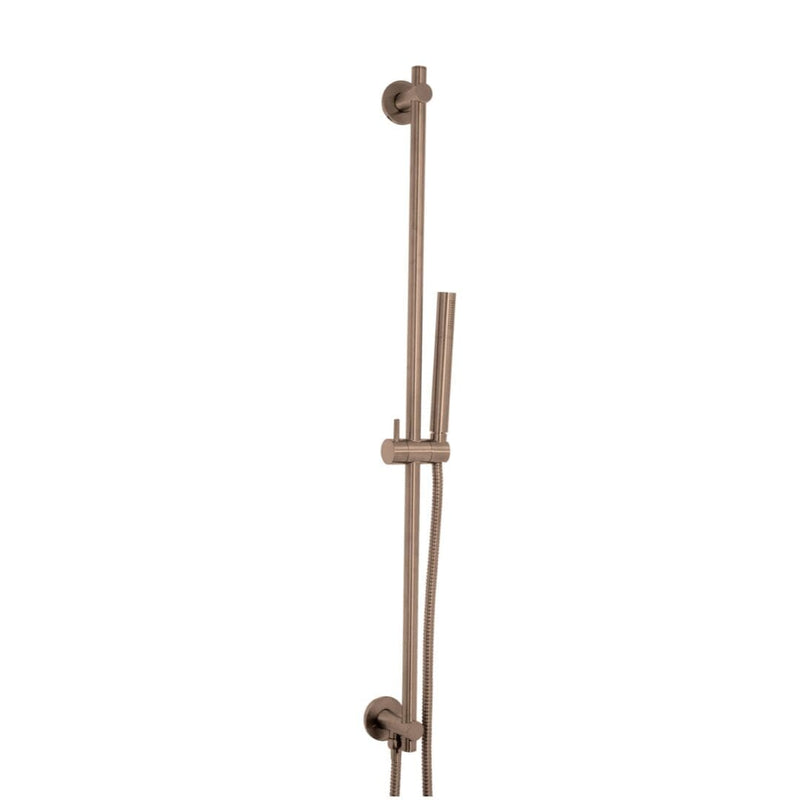 VOS Slide Rail with Single Function Hand Shower - Brushed Bronze Showers JTP 