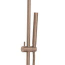 VOS Slide Rail with Single Function Hand Shower - Brushed Bronze Showers JTP 