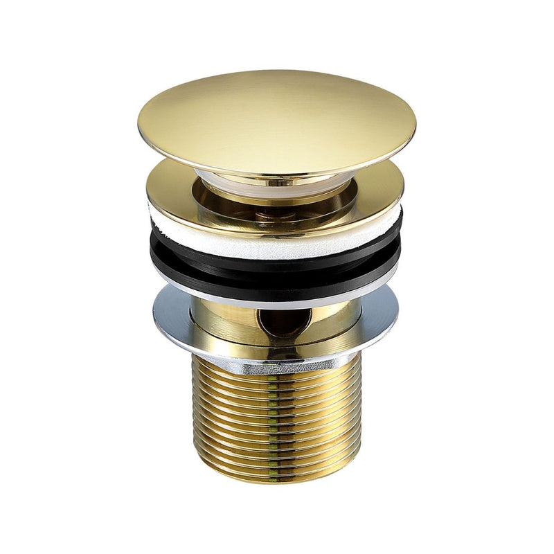VOS Slotted Basin Waste - Brushed Brass Plumbing Products JTP 