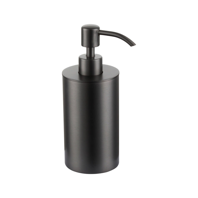 VOS Soap Dispenser 220ml - Brushed Black Bathroom Accessories JTP 