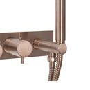 VOS Thermostatic Concealed Shower Valve & Handset - Brushed Bronze Showers JTP 