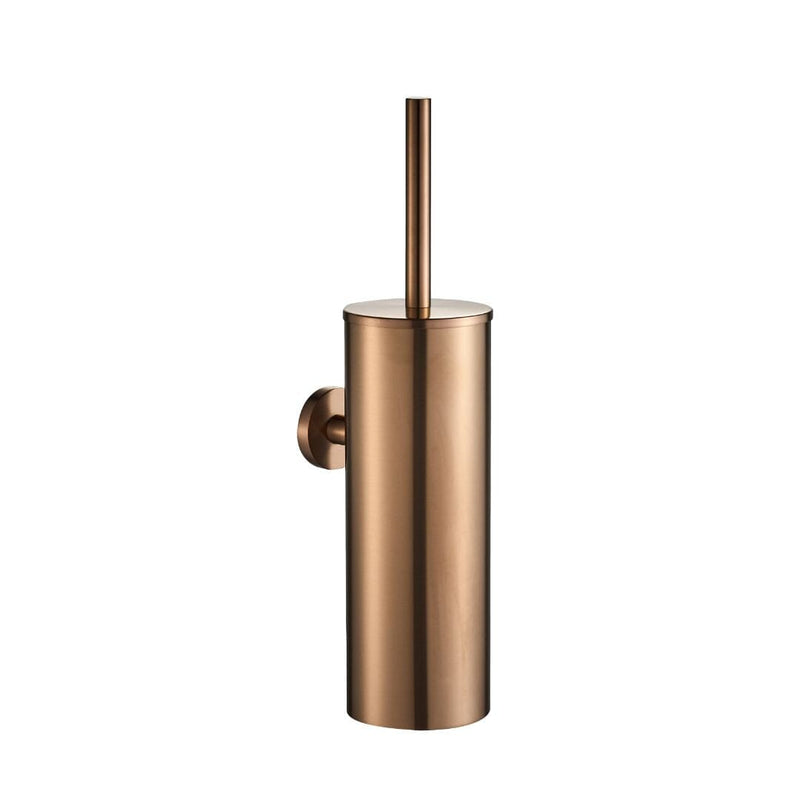 VOS Wall Mounted Toilet Brush Holder - Brushed Bronze Bathroom Accessories JTP 