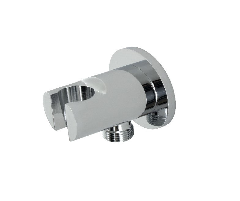 Buy Mood Wall Bracket with Outlet Elbow - Chrome Shower Parts Online Today