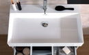 slim basin gamadecor by porcelanosa white 